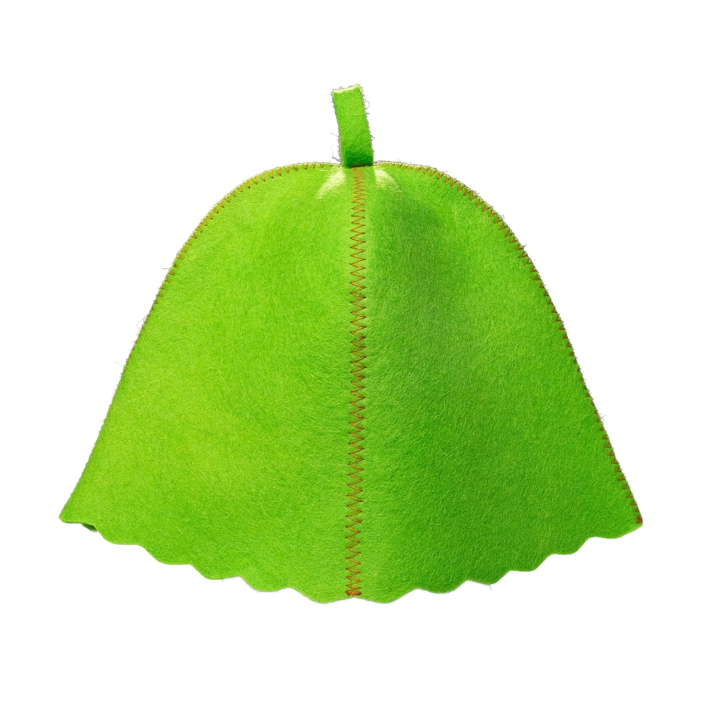 Traditional Green Sauna Hat (100% Wool)