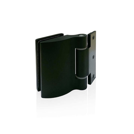Bronze Glass Steam Room Door with Black Aluminium Frame