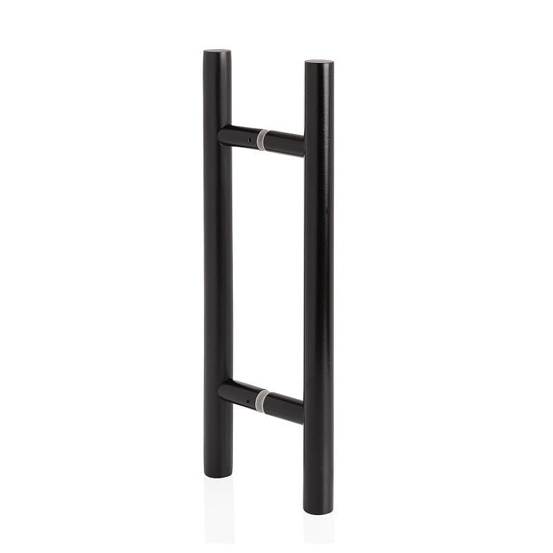 Bronze Glass Steam Room Door with Black Aluminium Frame