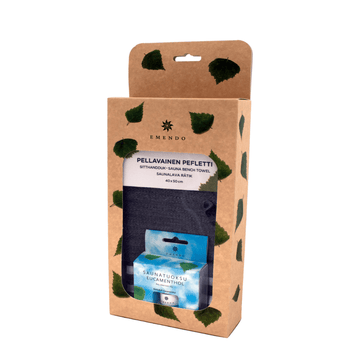 Emendo Sauna Gift Set - Sauna Seat Cover & Eucamenthol Sauna Scent (10ml) | Finnmark Sauna Sauna Scents | Finnmark Sauna