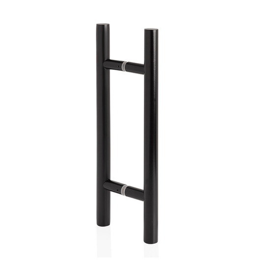 Glass Steam Room Door with Black Aluminium Frame (Benelux) - Handle