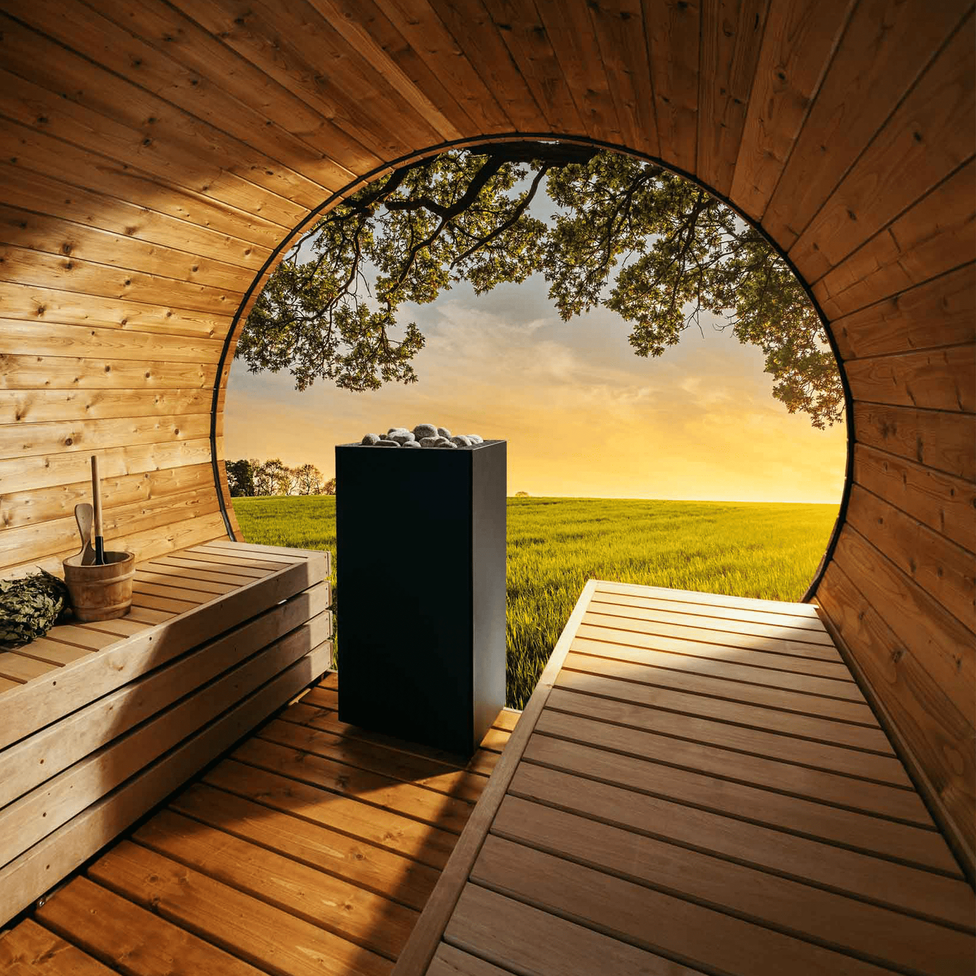 HUUM CORE Black Electric Sauna Heater Electric Sauna Heater | Finnmark Sauna