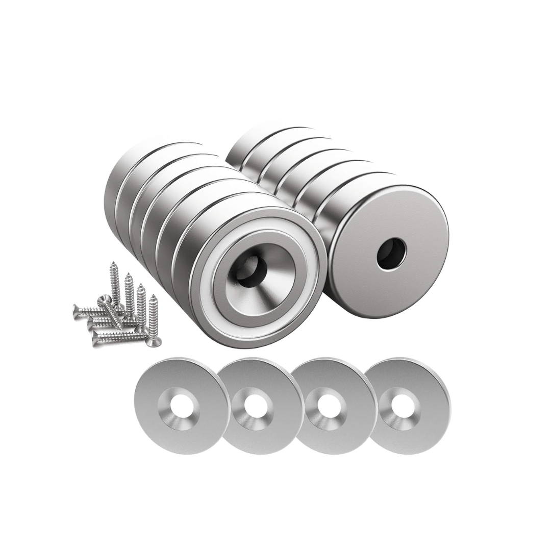 Magnet 25 LB Force 20 x 7 mm for Sauna Benches (12 Pieces)