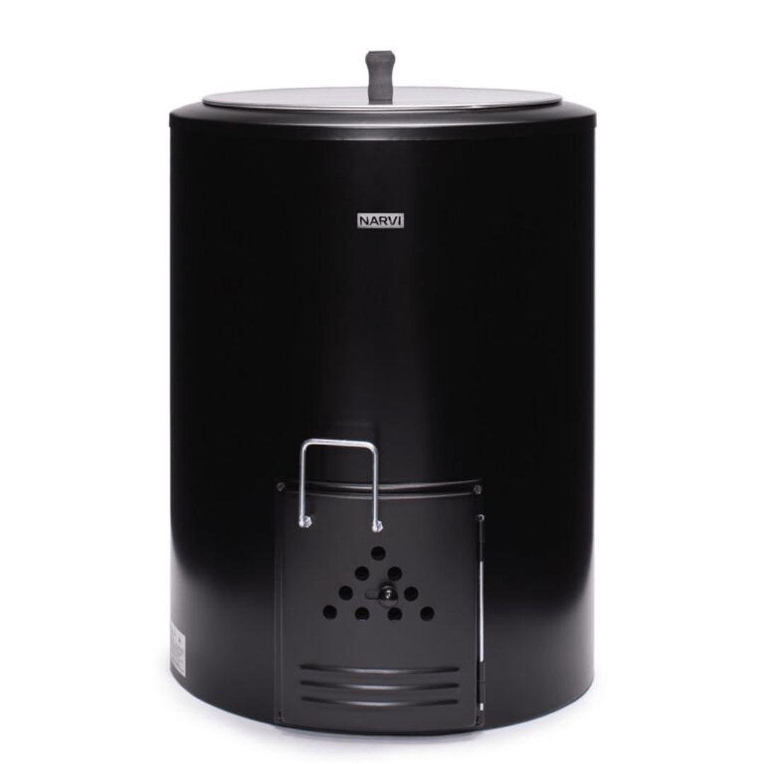 Narvi 80 Litre Wood Burning Sauna Water Heater Wood Burning Cauldron | Finnmark Sauna
