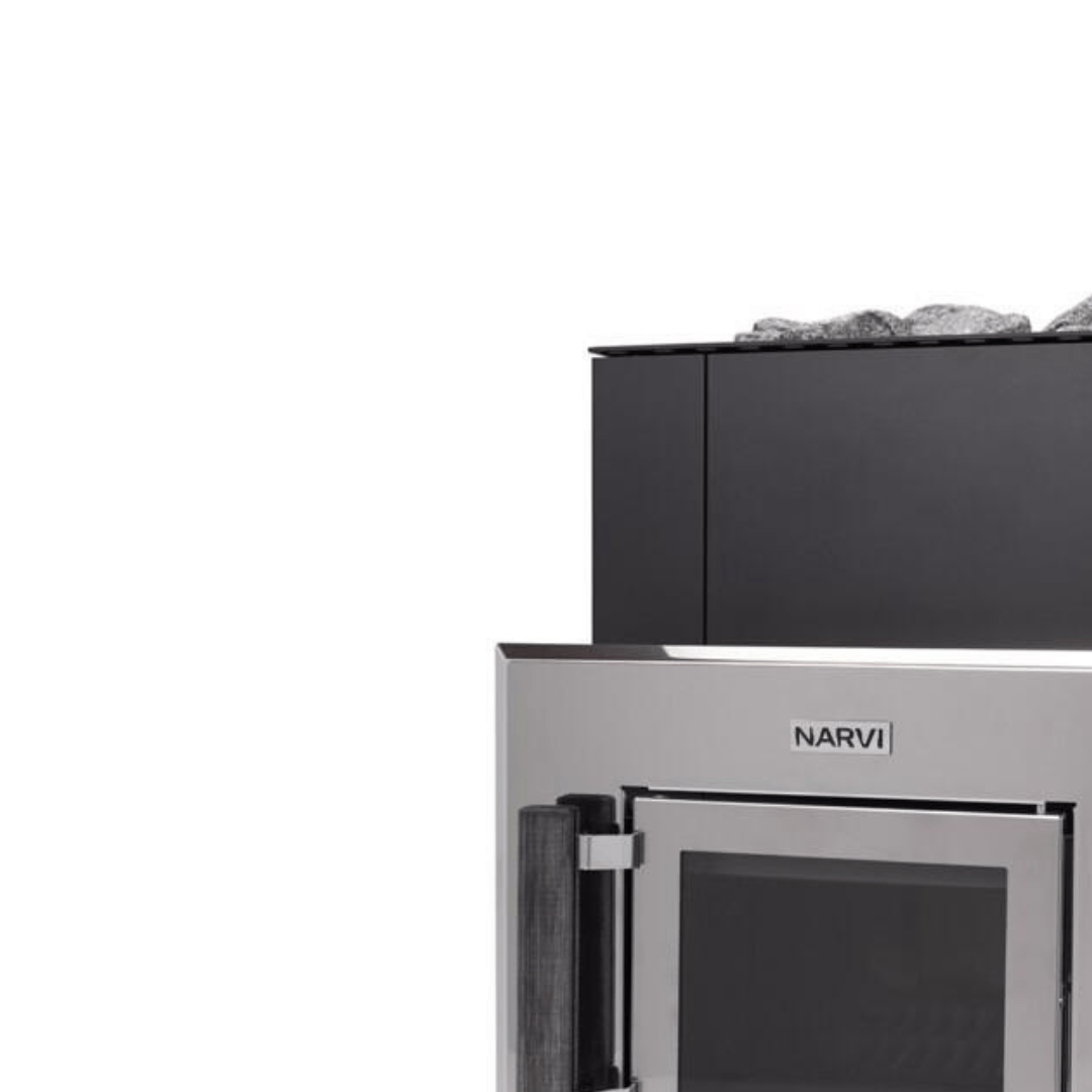 Narvi Kuru 14 Through - the - Wall Wood - Burning Sauna Heater Wood Burning Sauna Heater | Finnmark Sauna