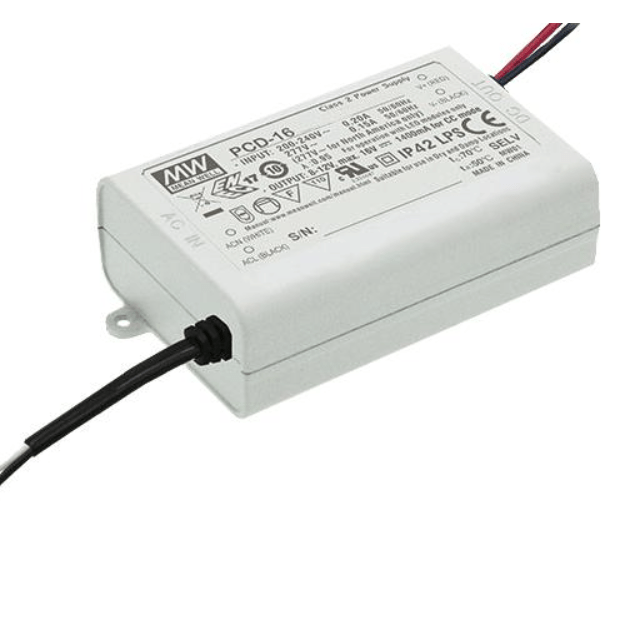 PCD - 16 - 350B LED Driver (16.8W, 48V, 350mA) Lighting Driver | Finnmark Sauna