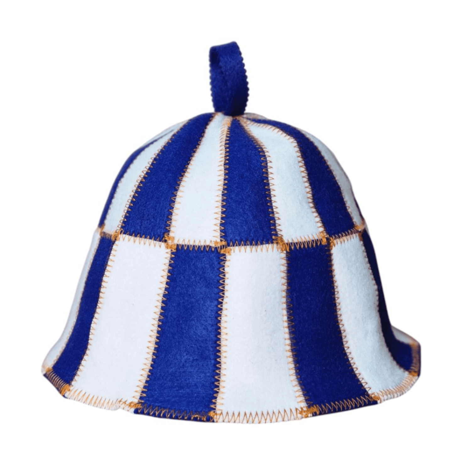Sauna Hat CELL Blue/White (Polyester Felt) Sauna Hat | Finnmark Sauna
