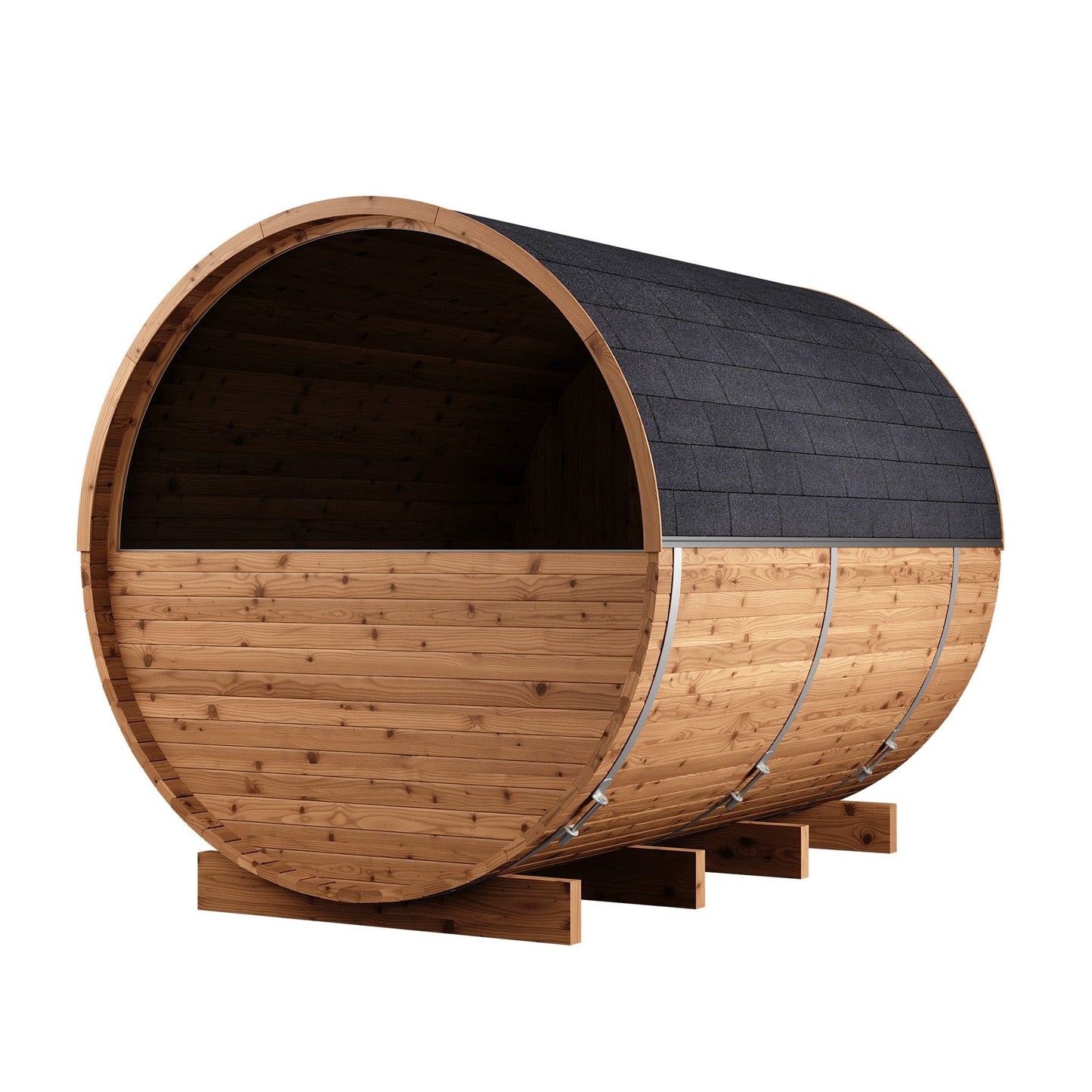 Large Wood Barrel Sauna (6-8 Person)