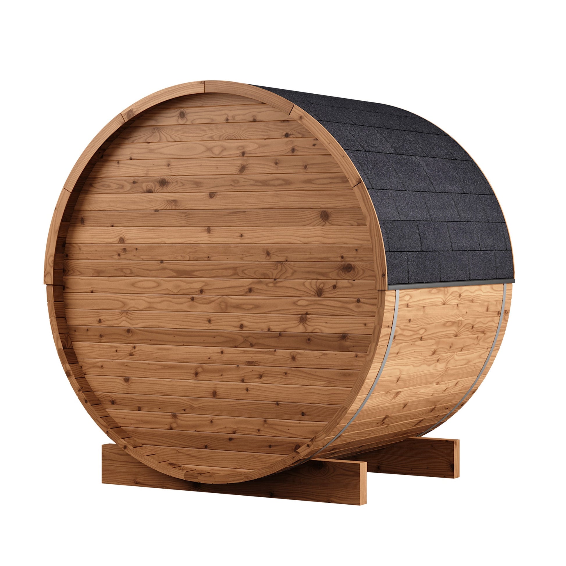 Thermo Wood Barrel Sauna - Micro (2 Person) Barrel Sauna | Finnmark Sauna