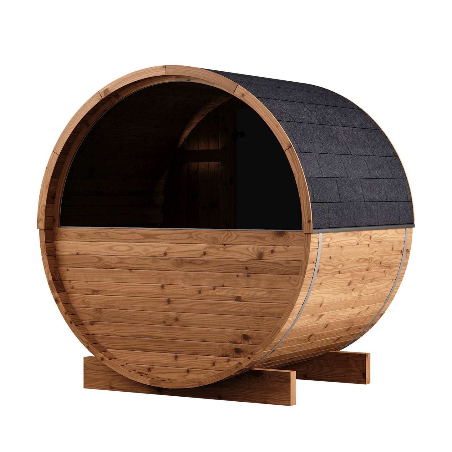 Thermo Wood Barrel Sauna - Micro (2 Person) Barrel Sauna | Finnmark Sauna