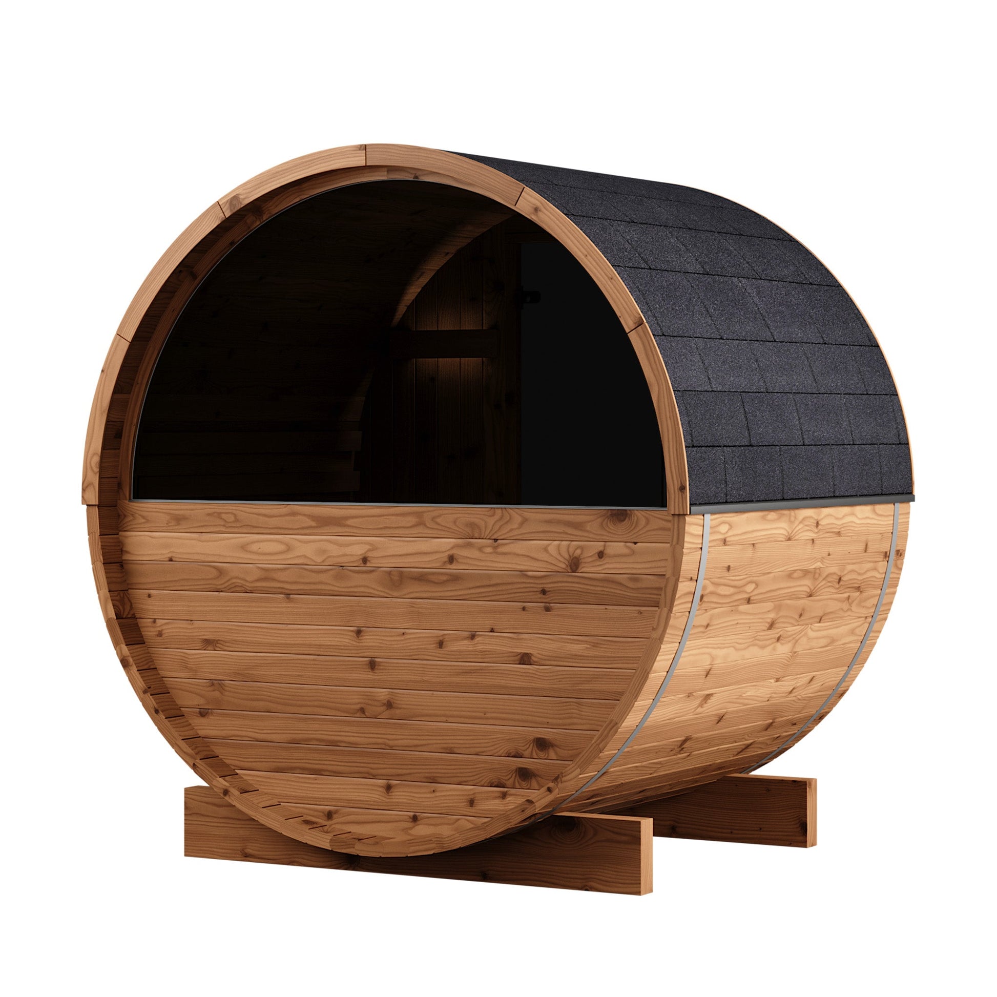 Thermo Wood Barrel Sauna - Micro (2 Person) Barrel Sauna | Finnmark Sauna