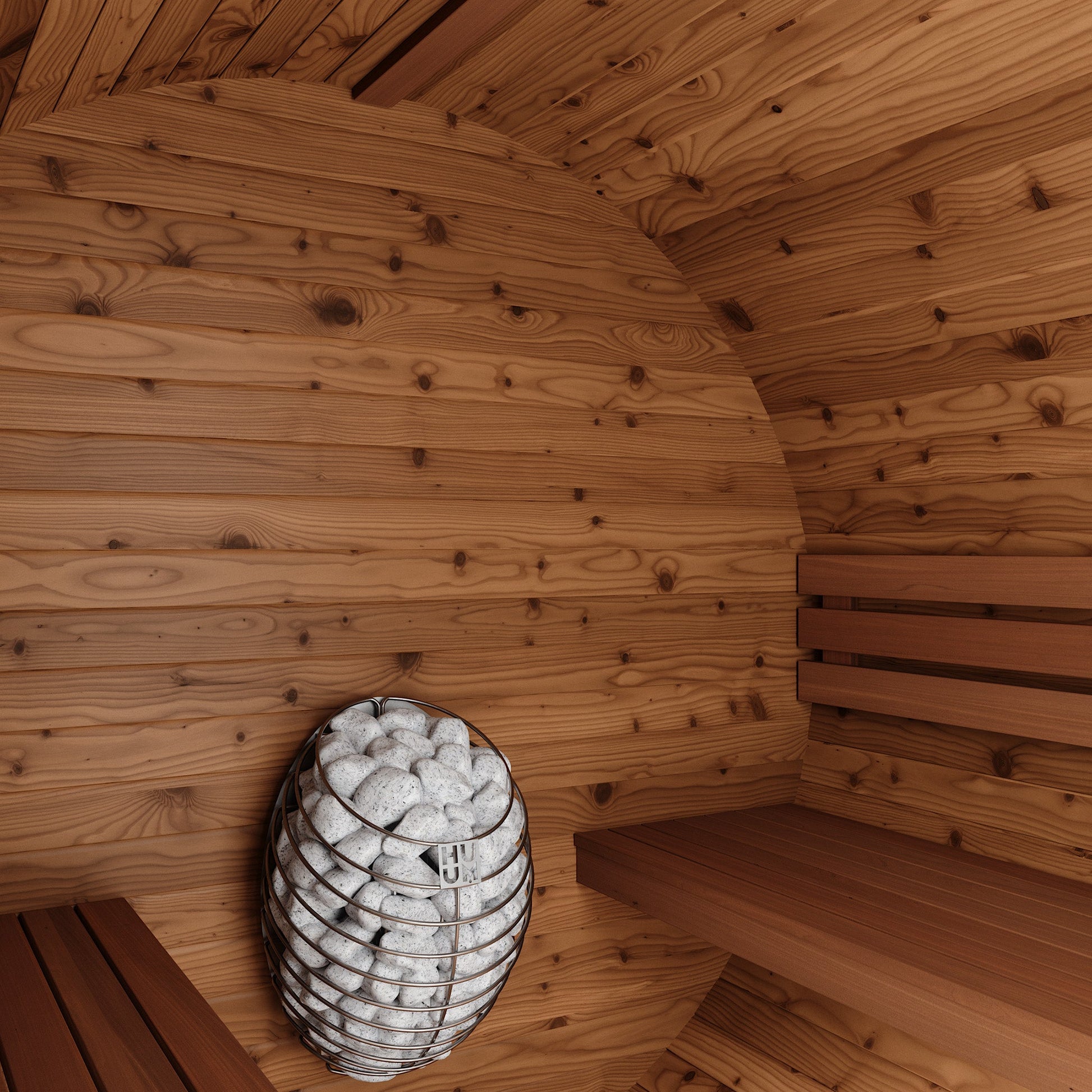 Thermo Wood Barrel Sauna - Micro (2 Person) Barrel Sauna | Finnmark Sauna