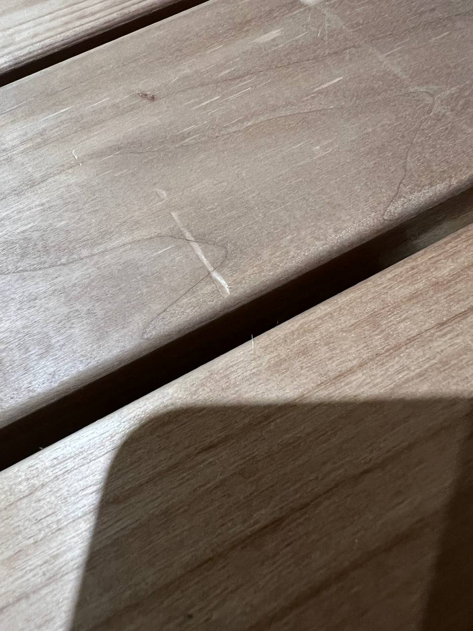 Thermory Thermo Aspen Sauna Bench Step 700 x 700 mm (B-Stock), deep scratches, photo 3