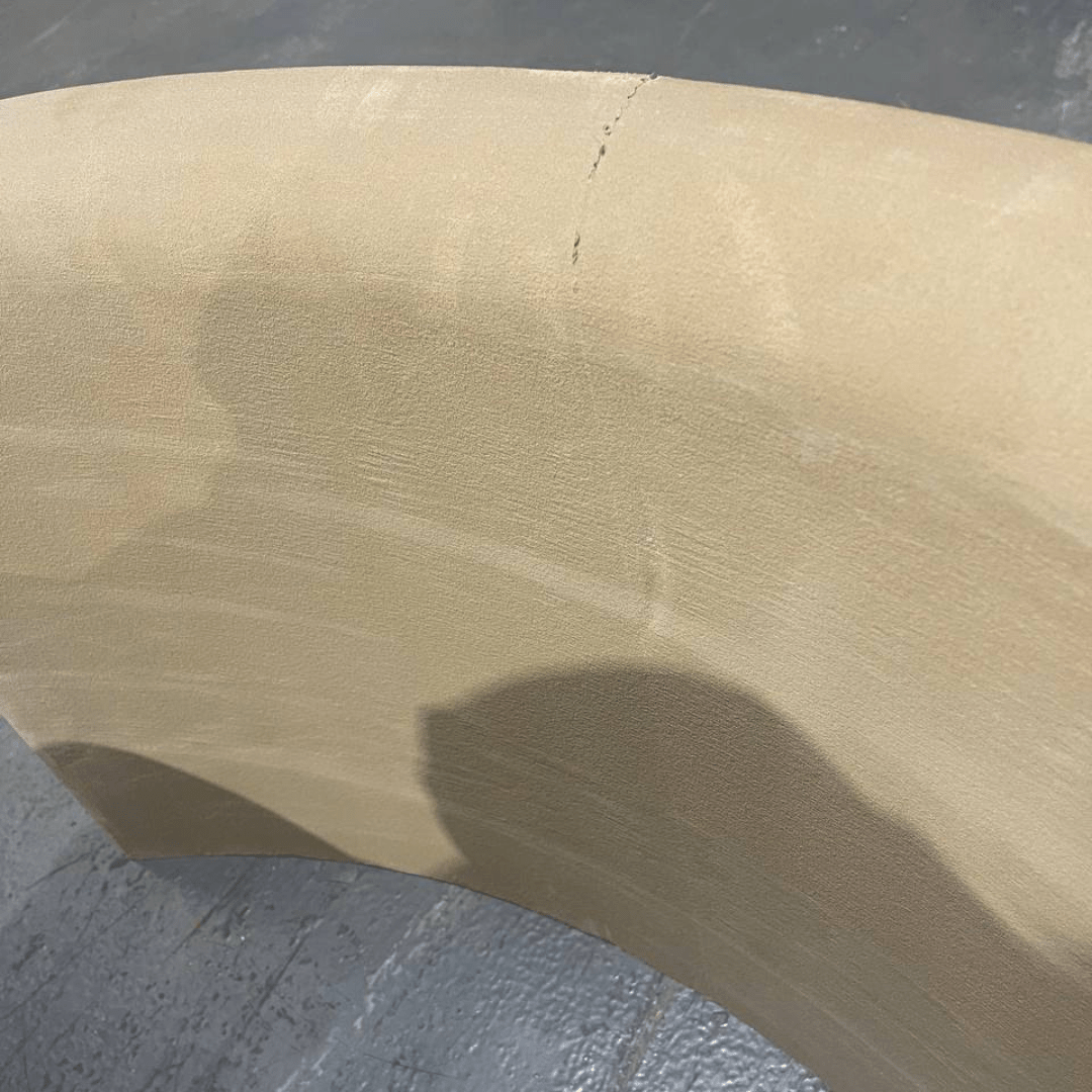 Tileable Steam Room Radius Corner - Buckingham (B - Stock) Steam Room Benching | Finnmark Sauna