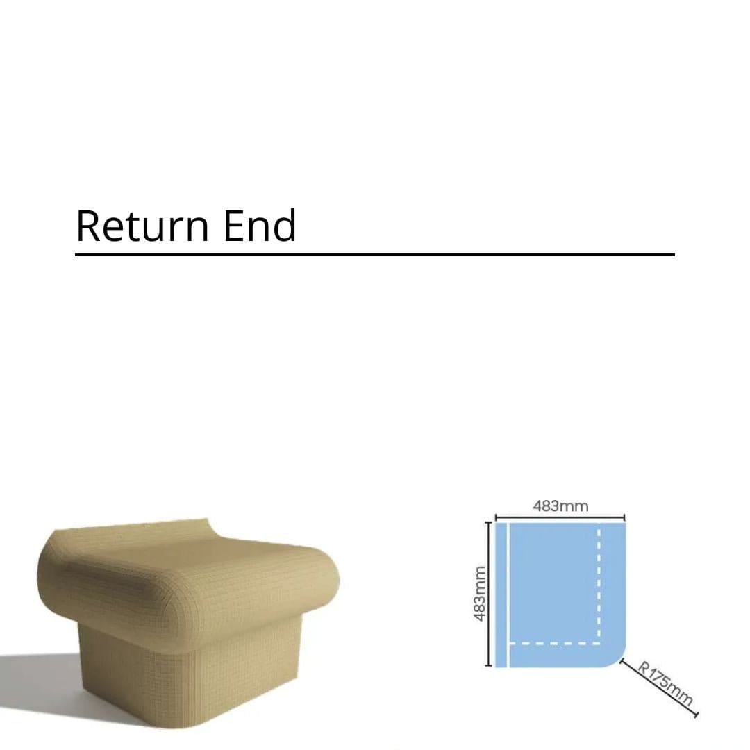Tileable Steam Room Return End - Hampshire