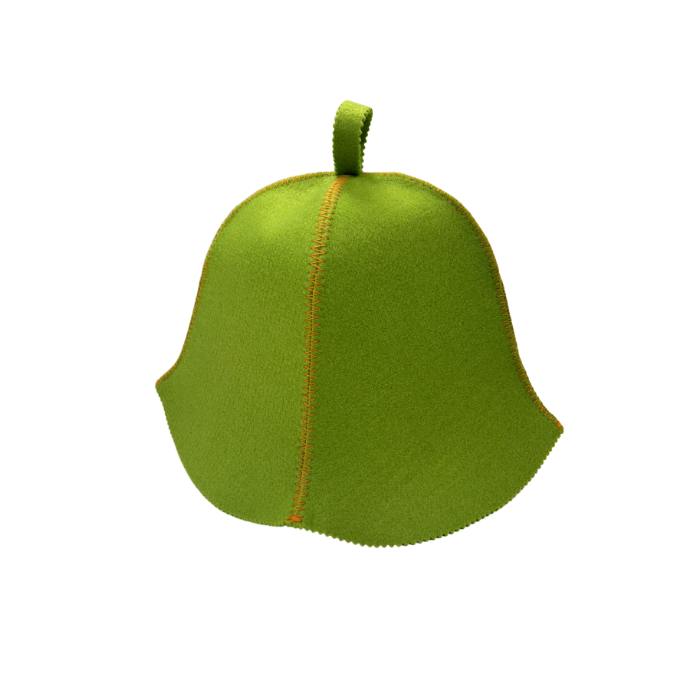 Traditional Lightweight Green Felt Sauna Hat