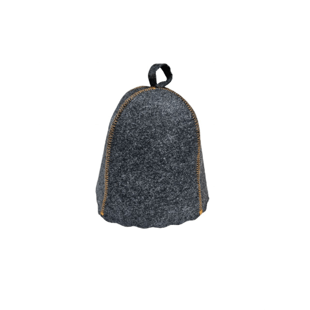 Traditional Lightweight Grey Felt Sauna Hat Sauna Hat | Finnmark Sauna