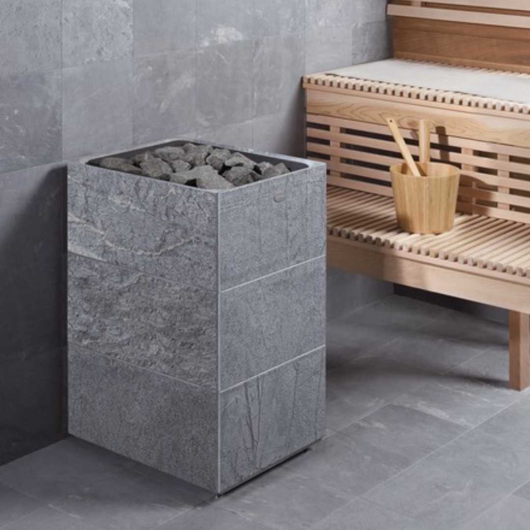 Tulikivi Kinos Brushed Wood Burning Sauna Heater Wood Burning Sauna Heater | Finnmark Sauna