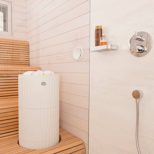 Tulikivi Riite Replacement Soapstone Cover (White) Soapstone Cover | Finnmark Sauna