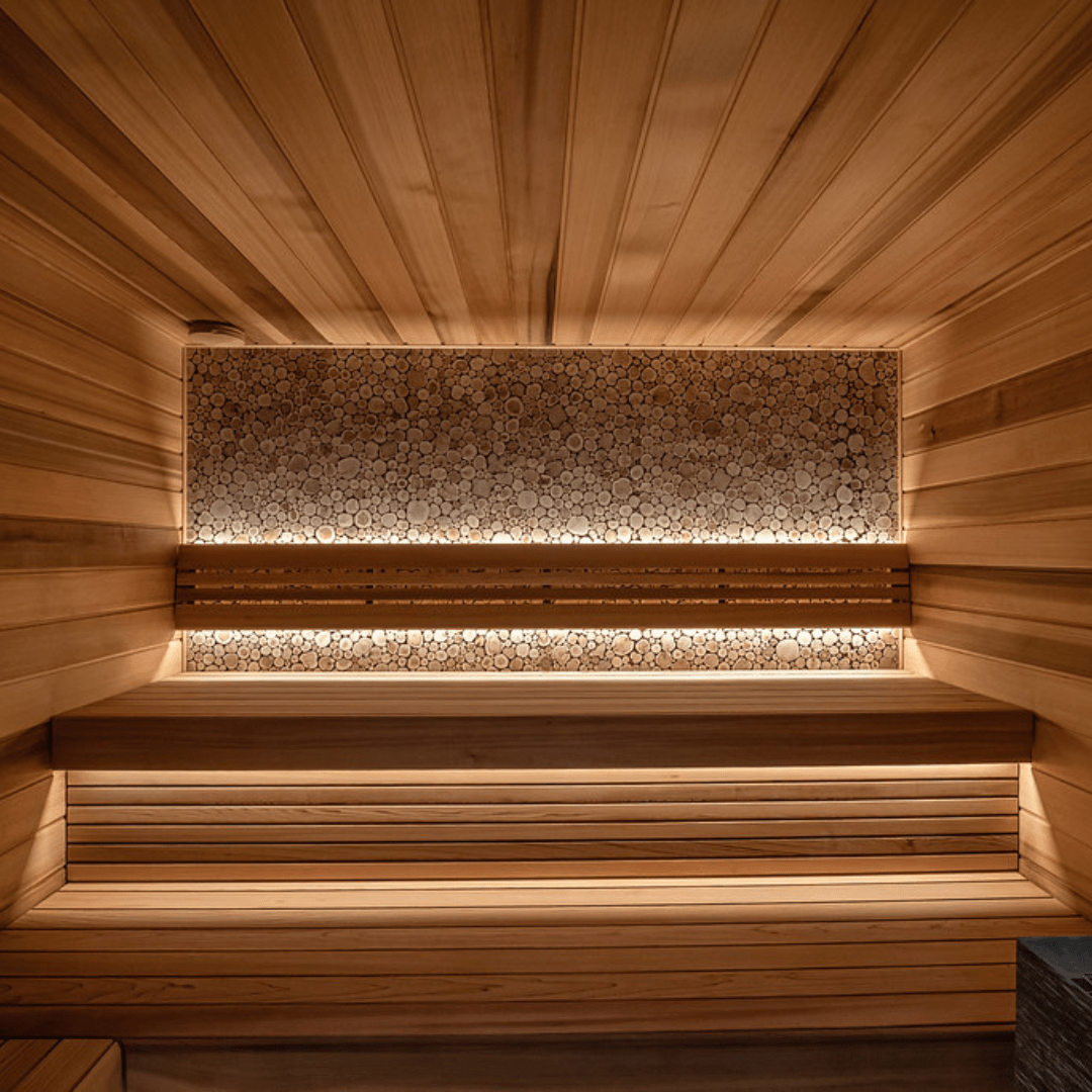 Western Red Cedar Sauna Wood Bench Boards 140mm (Pack of 2) (B - Stock) Sauna Timber | Finnmark Sauna