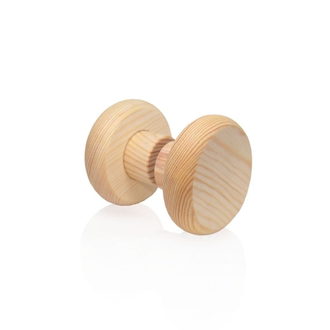 Wooden Sauna Door Handle Round (Pine) by Andres Glass