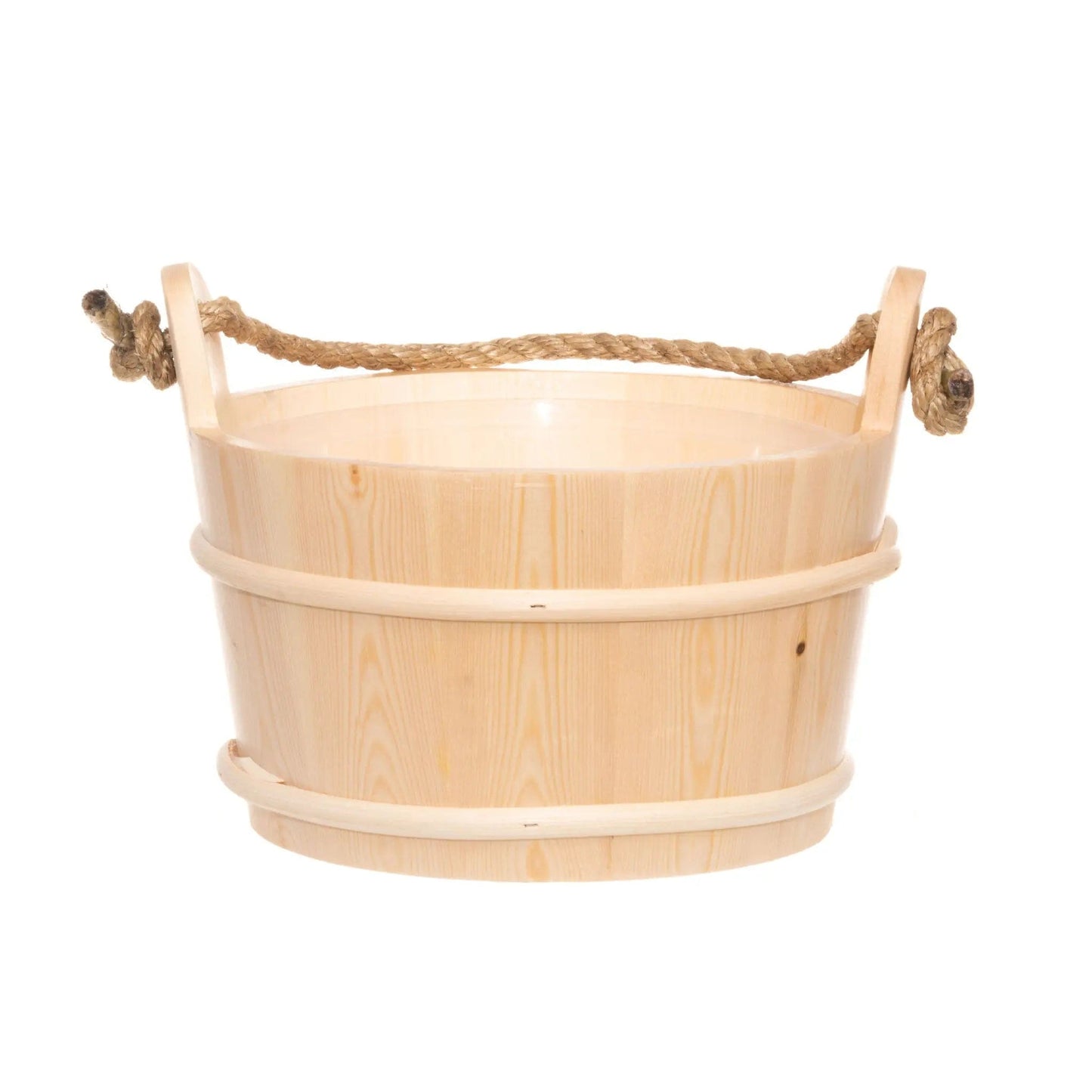 4 Living Sauna Bucket Spruce With Rope Handle 4 Litre
