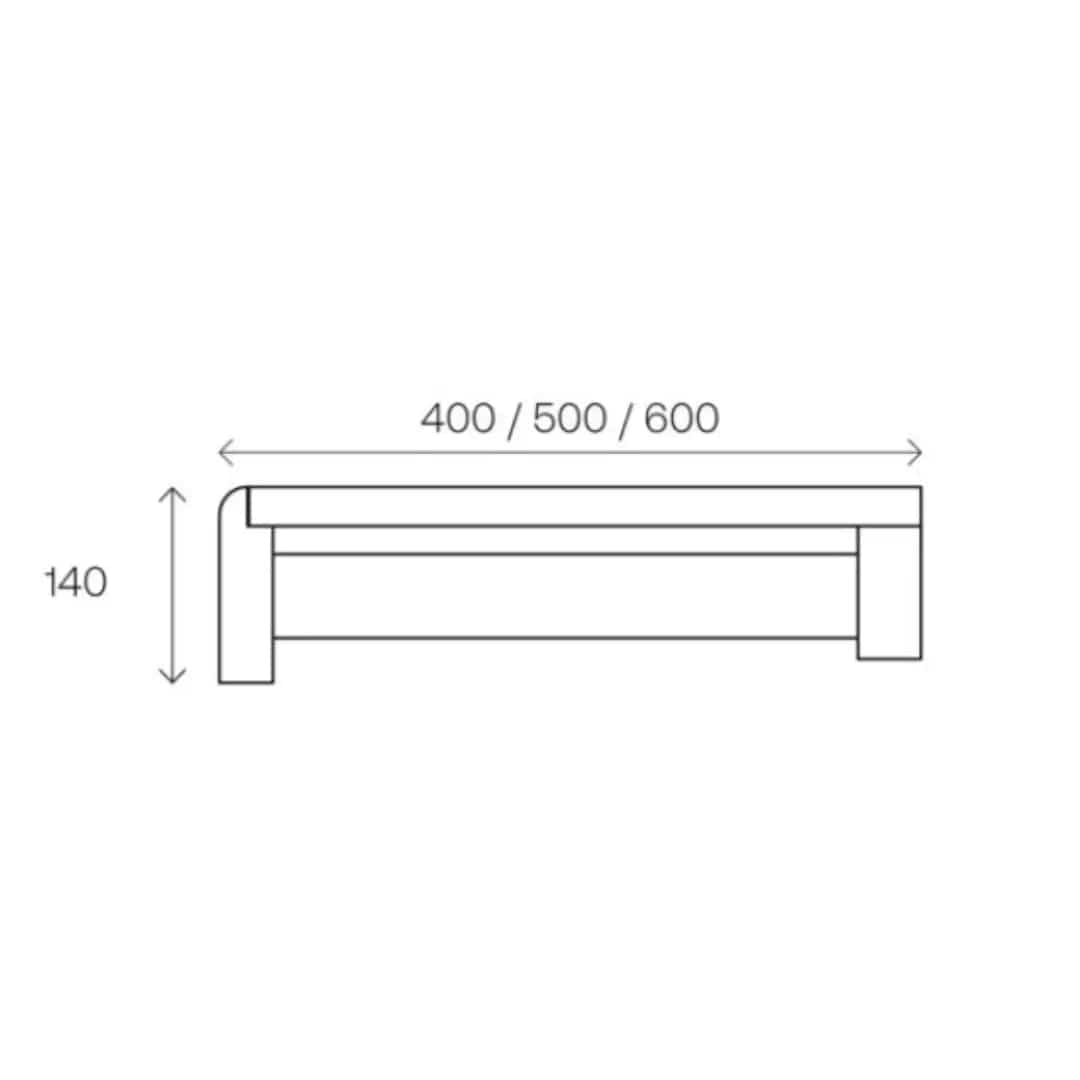 Thermory Alder Bench Module 140 mm