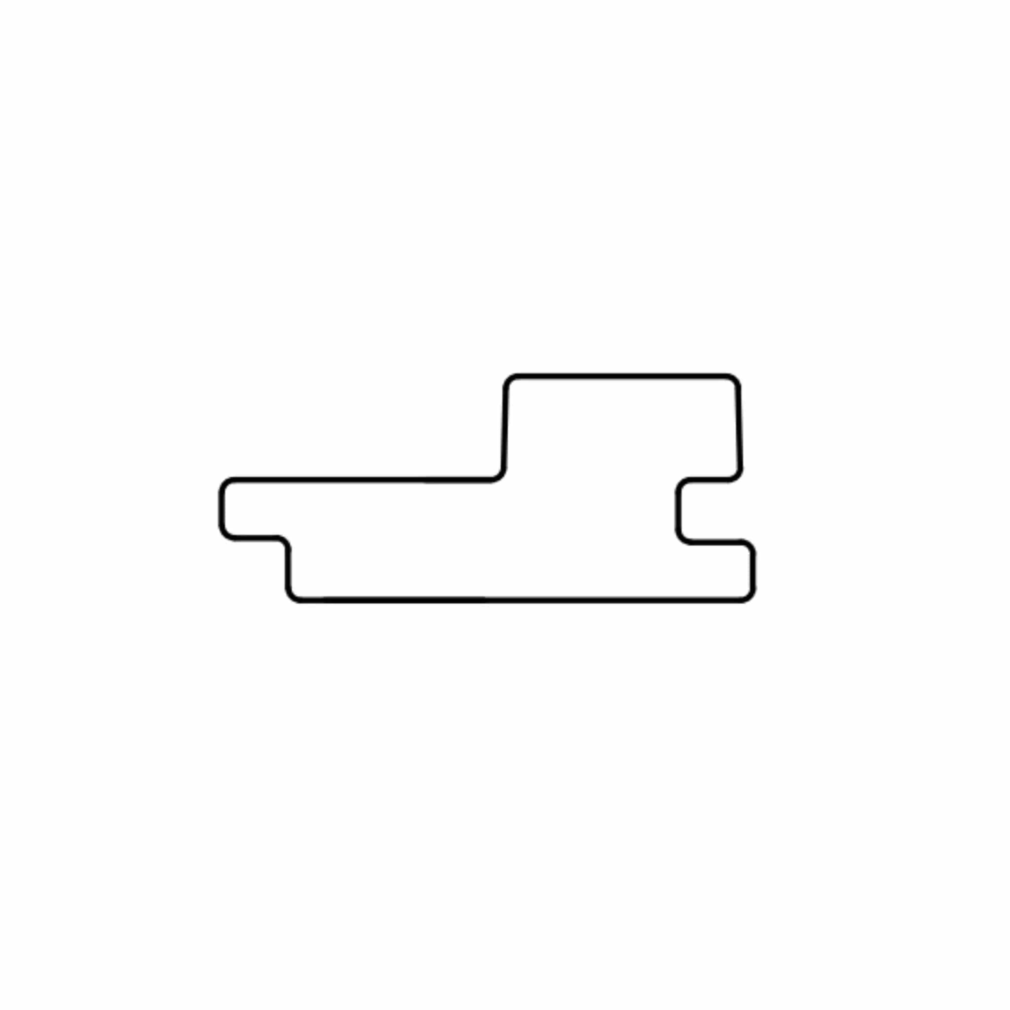 Alder Sauna Wood Cladding Step 64mm (Pack of 4)