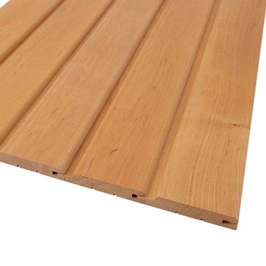 Alder Sauna Wood Cladding STP 90mm (Pack of 6) Sauna Timber | Finnmark Sauna