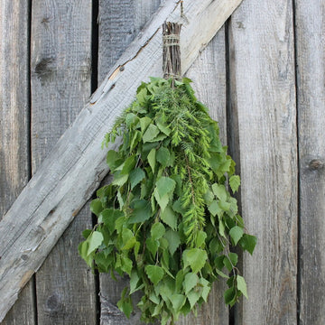 Dried Hand Made Sauna Whisk / Sauna Vihta - Birch & Juniper Sauna Whisks / Sauna Vihta | Finnmark Sauna