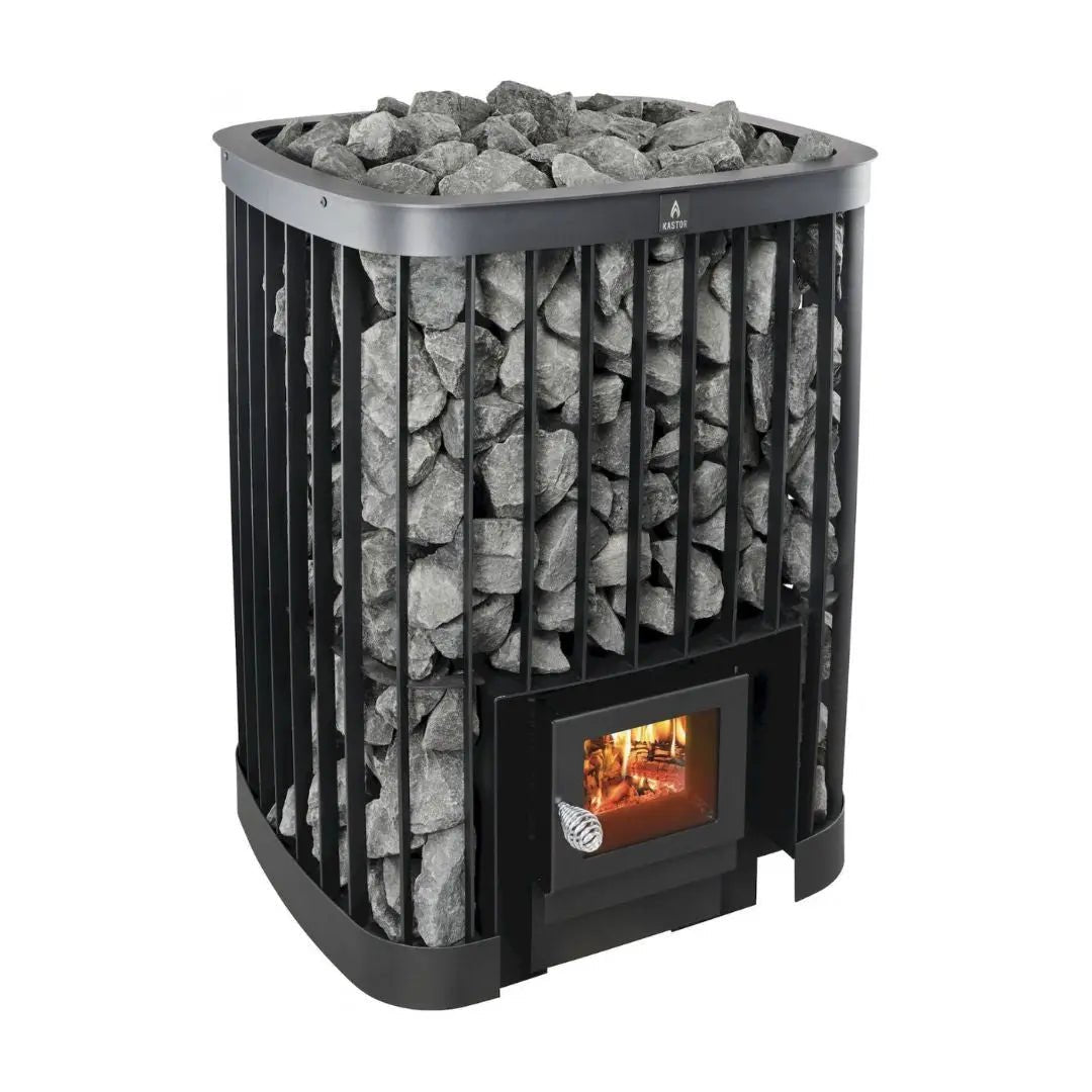 Kastor Saga Wood Burning Sauna Stove by Helo Wood Burning Sauna Heater | Finnmark Sauna