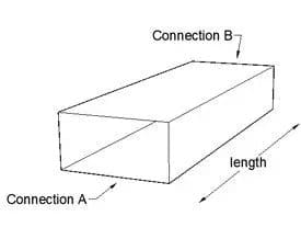Rectangular Ductwork Straight