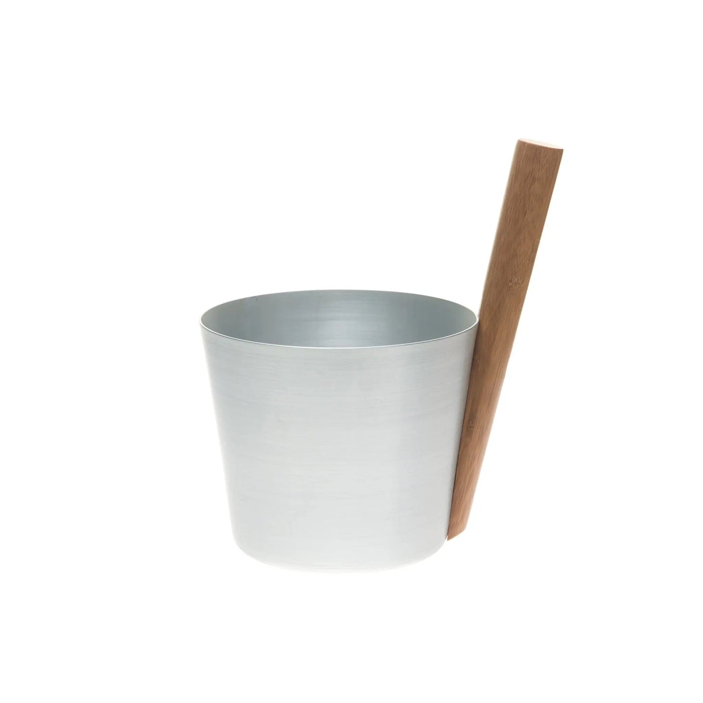 Rento 5 Litre Anodised Aluminium Sauna Pail in Natural Sauna Bucket/Pail | Finnmark Sauna