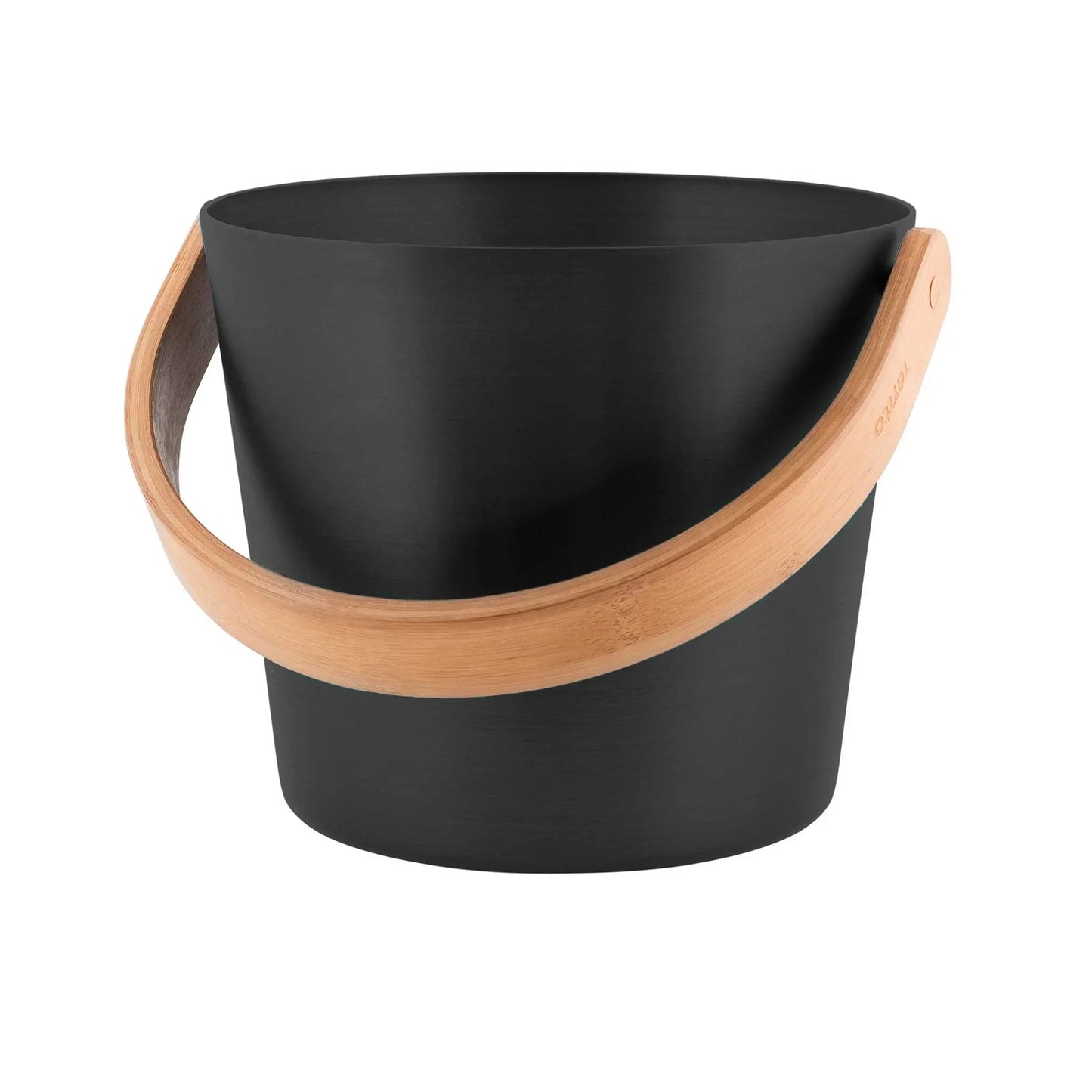 Rento 5l Anodised Aluminium Sauna Bucket in Black Sauna Bucket/Pail | Finnmark Sauna