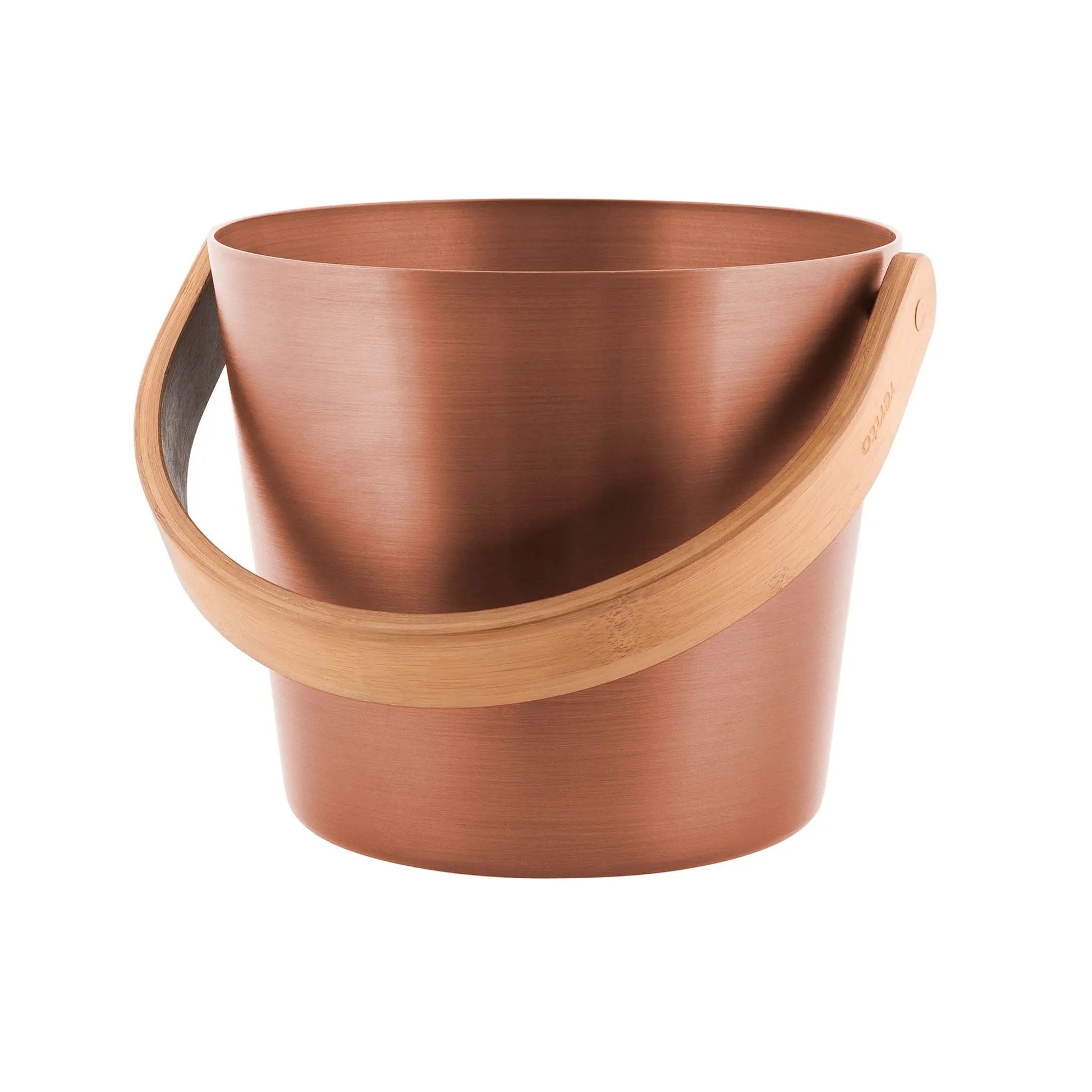 Rento 5l Anodised Aluminium Sauna Bucket in Copper Sauna Bucket/Pail | Finnmark Sauna