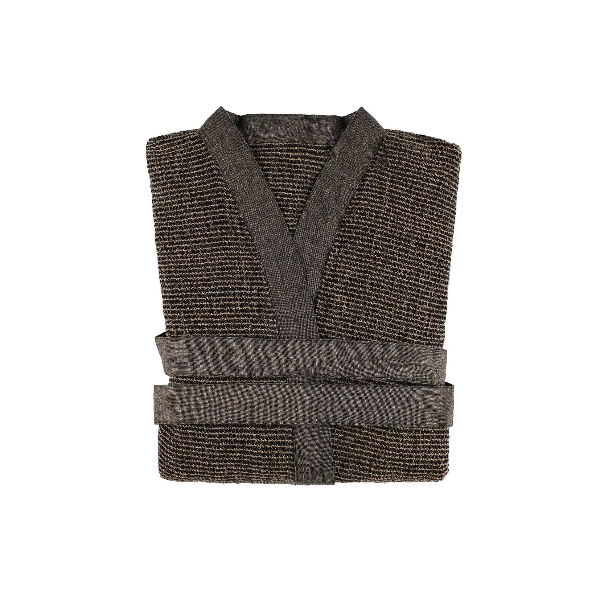 Rento Kenno Bathrobe Recycled Cotton Brown Sauna Robes & Dressing Gowns | Finnmark Sauna