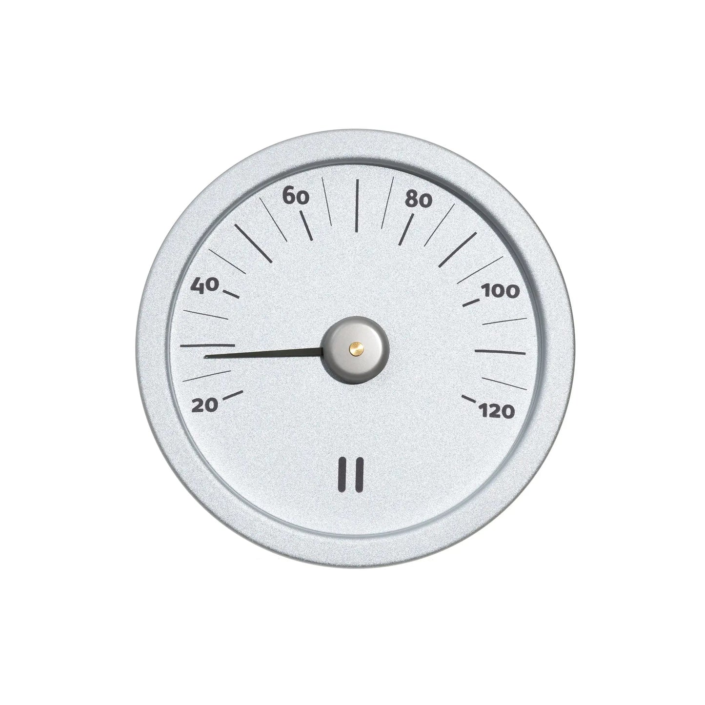 Rento Natural Aluminium Sauna Thermometer Sauna Thermometer | Finnmark Sauna