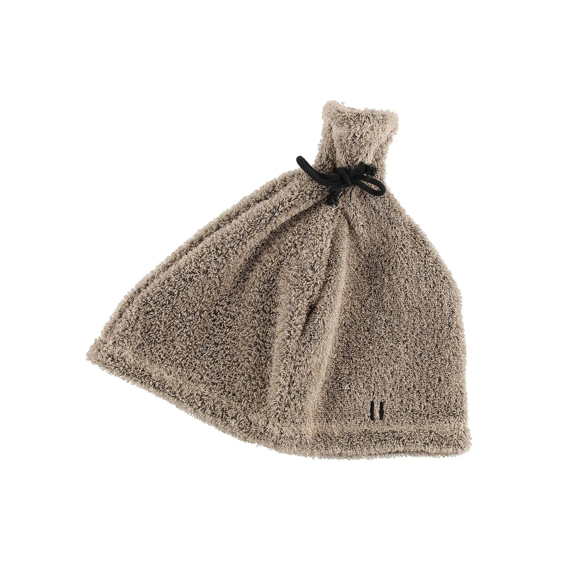 Terry Linen Sauna Hat Brown/Beige Sauna Hat | Finnmark Sauna