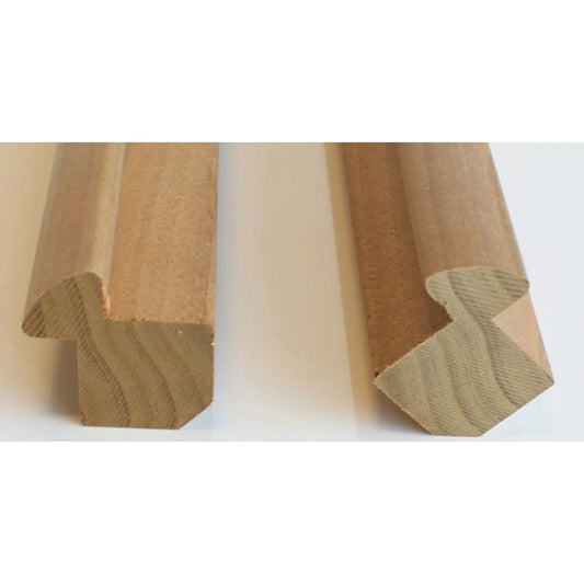 Thermo Aspen Internal Corner Moulding 27x27 for 15mm cladding (Pack of 4) Sauna Timber | Finnmark Sauna