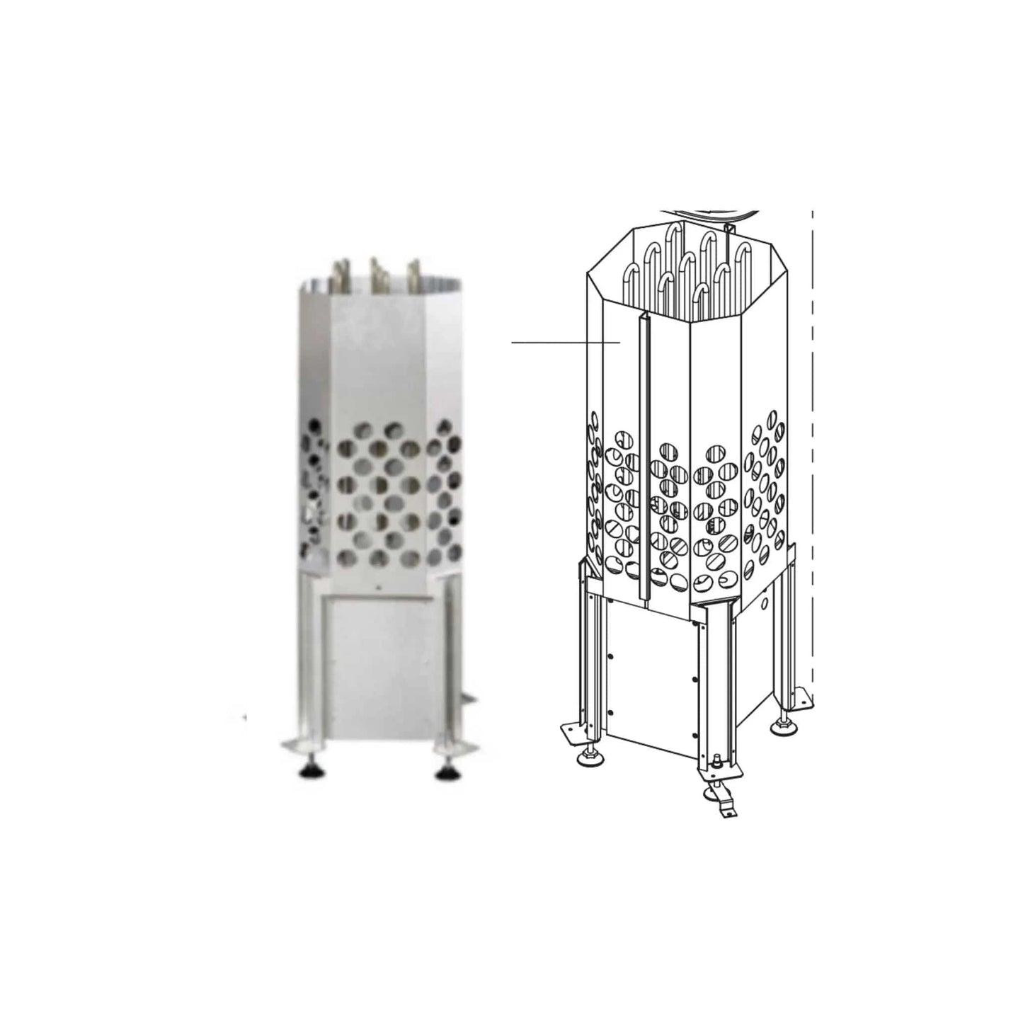 Tulikivi Replacement Heating Element 3000 W (9 kW)