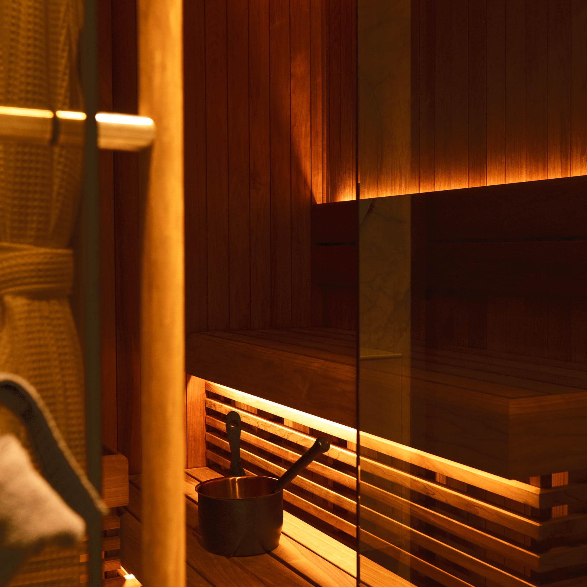 Bespoke sauna installation: Kingwell Road, Hadley Wood, Barnet, London - Finnmark Sauna