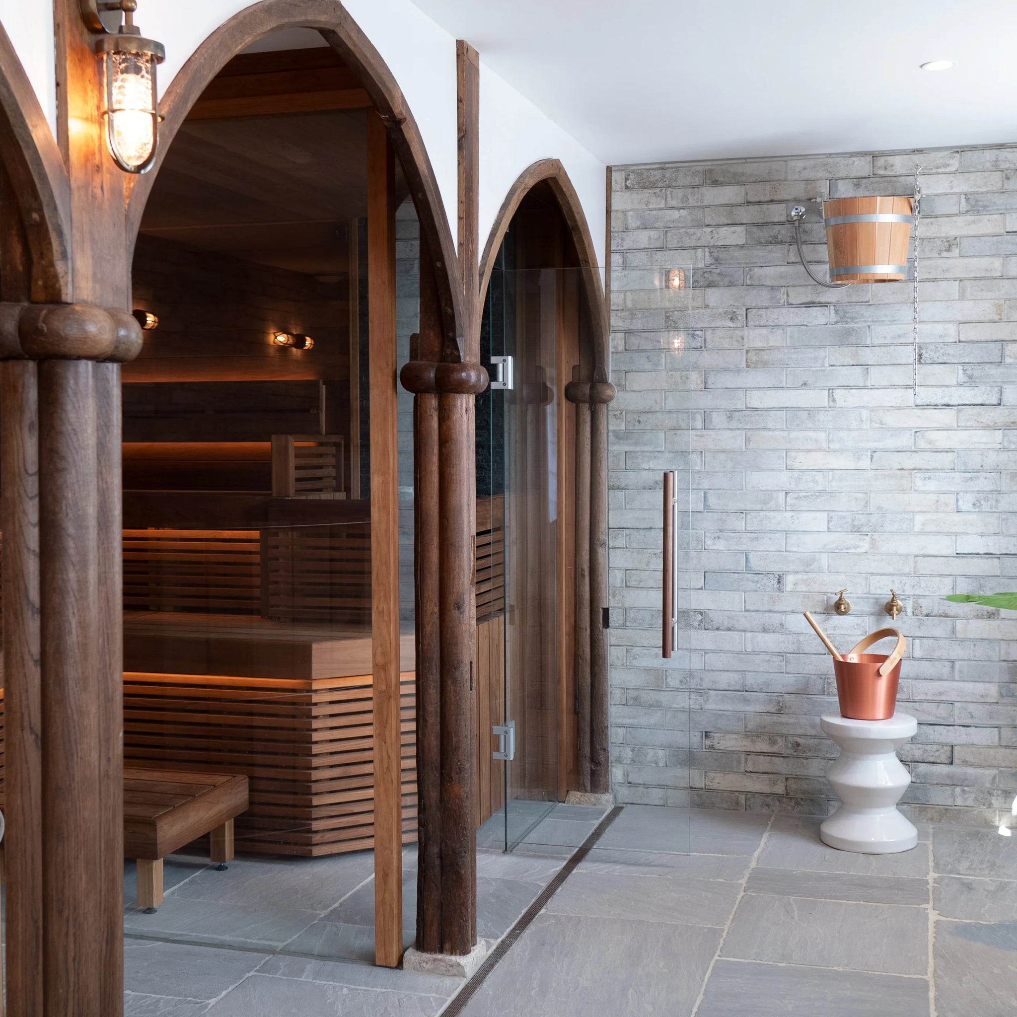 Bespoke commercial sauna installation: Molesworth Manor, Padstow, Cornwall - Finnmark Sauna