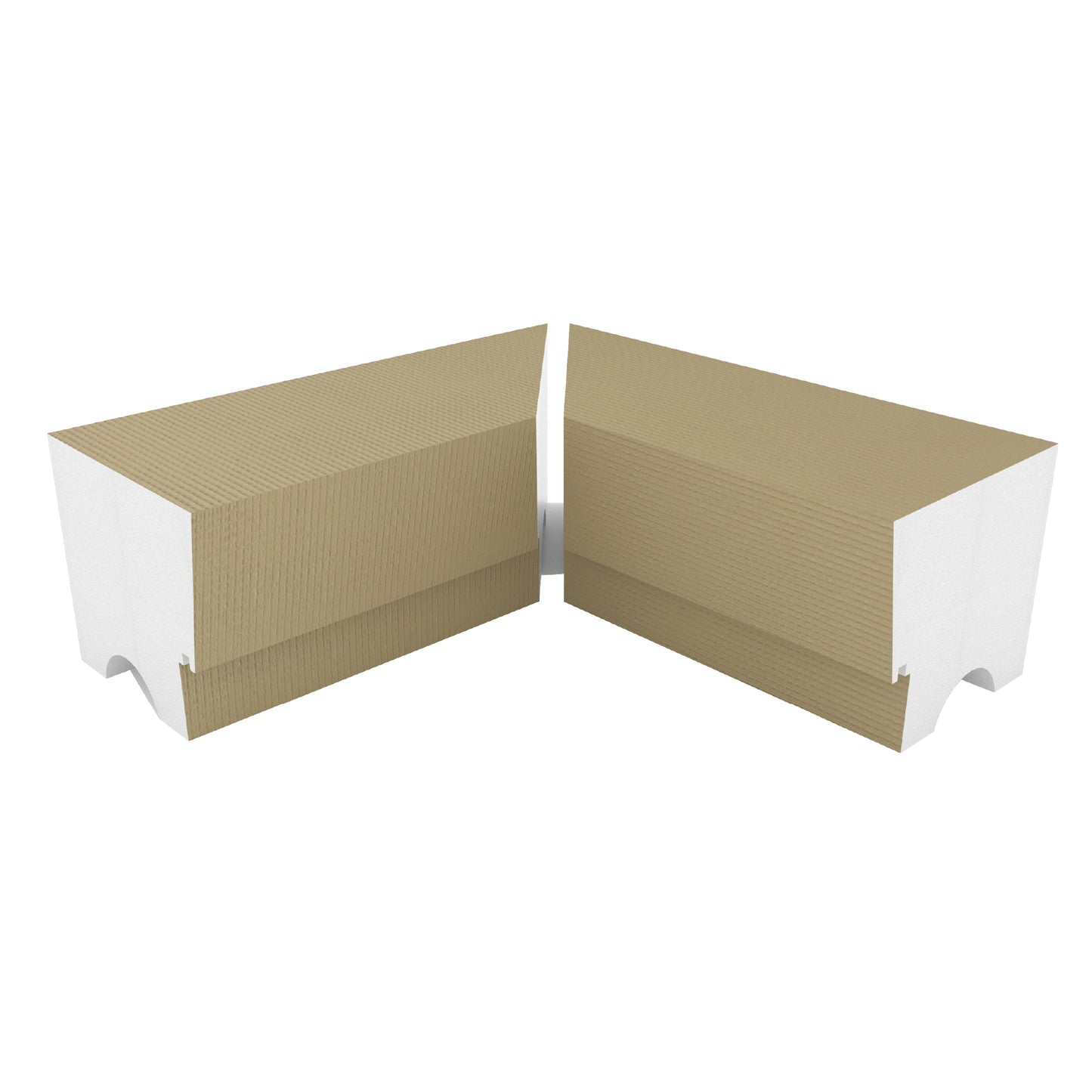 Tileable Steam Room Mitred Seat - Cumbria