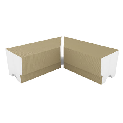 Tileable Steam Room Mitred Seat - Cumbria