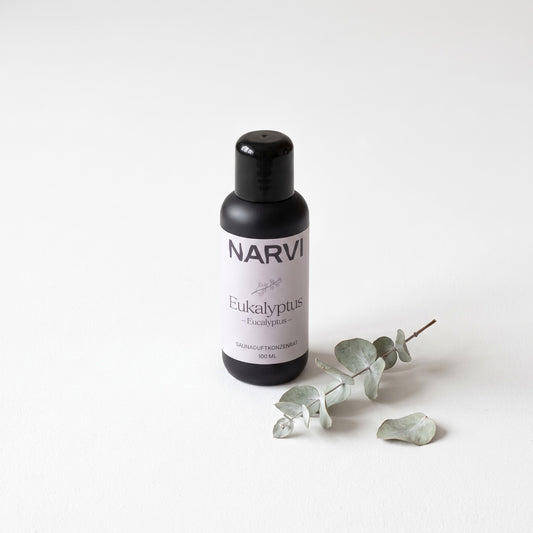Eucalyptus Sauna Scent by Narvi (100ml) with dried eucalyptus