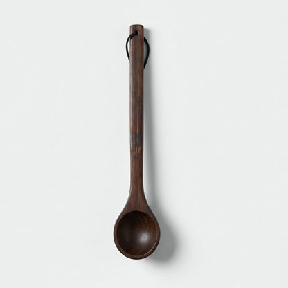 Bamboo Ladle Dark by Rento - flat lay