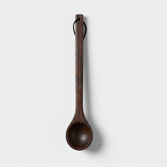Bamboo Ladle Dark by Rento - flat lay