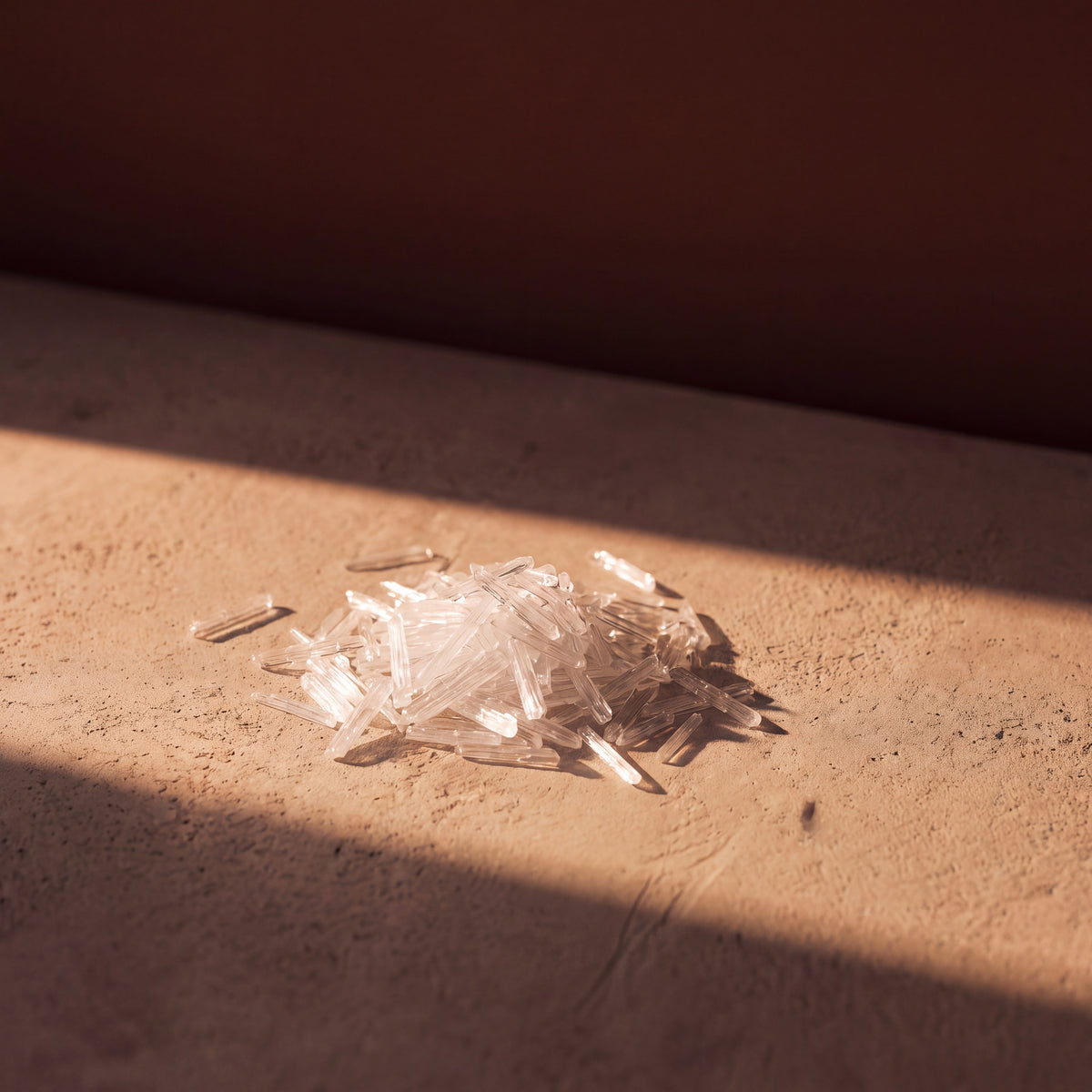 Menthol Crystals - lifestyle in sunlight