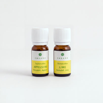 Emendo Orange & Lime Sauna Scents (2 x 10ml) - hero front