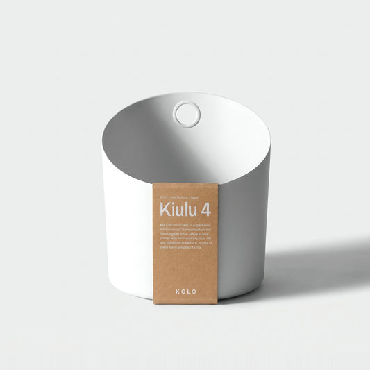 KOLO Sauna Bucket White - hero with card band